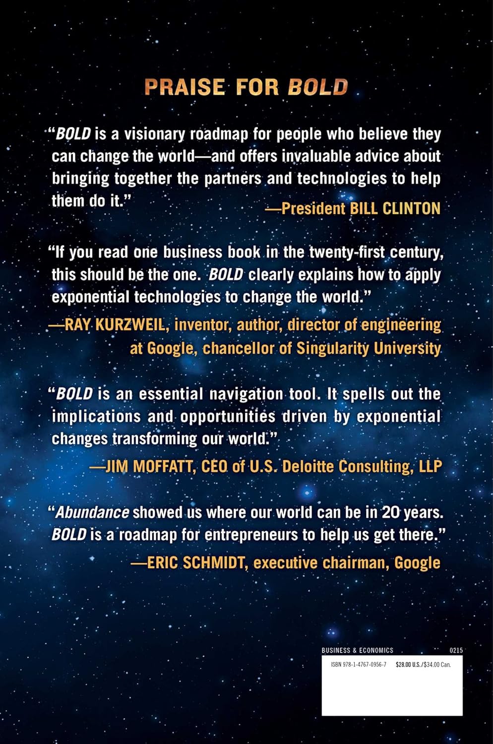 BOLD By Peter H. Diamandis (Author), Steven Kotler (Author)  [Paperback]