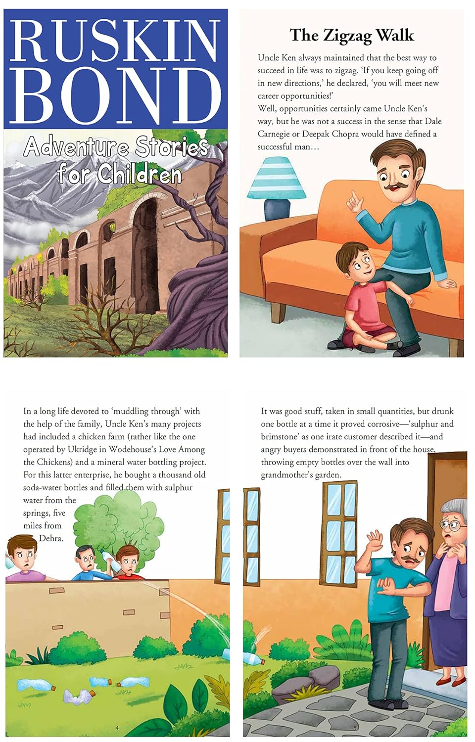 Ruskin Bond Short Stories - Set of 4 Books Best Selling Children Story Books By Ruskin Bond