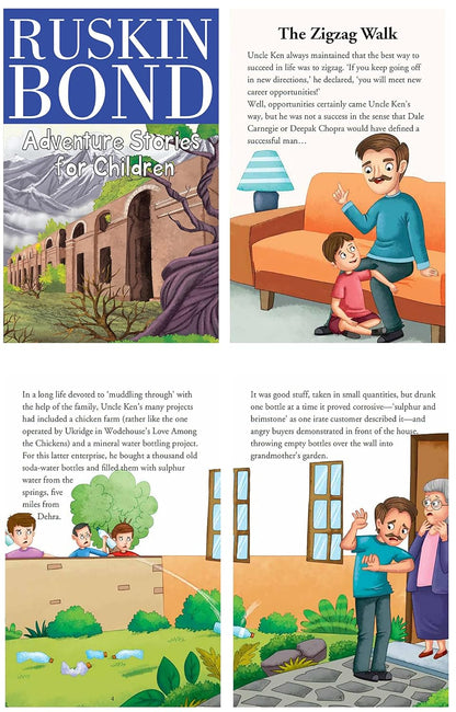 Ruskin Bond Short Stories - Set of 4 Books Best Selling Children Story Books By Ruskin Bond