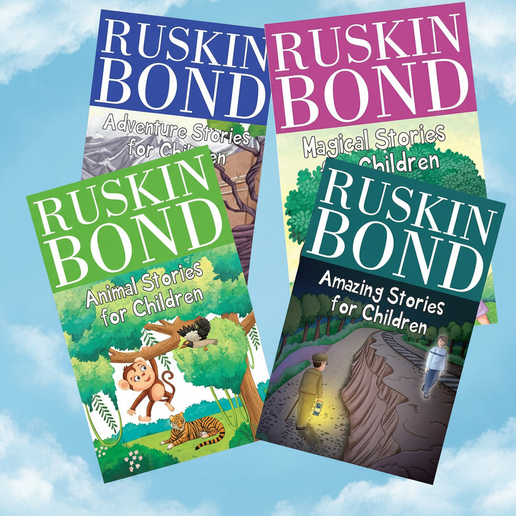 Ruskin Bond Short Stories - Set of 4 Books Best Selling Children Story Books By Ruskin Bond
