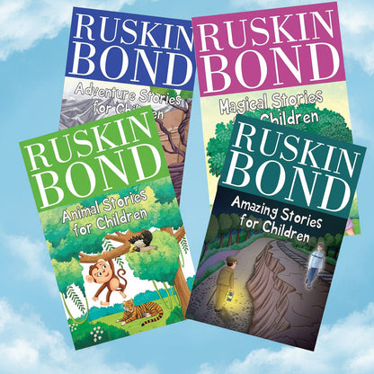 Ruskin Bond Short Stories - Set of 4 Books Best Selling Children Story Books By Ruskin Bond