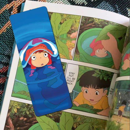 Whimsical Studio Ghibli Inspired Anime Bookmarks Set of 14 (Design 2)
