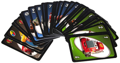 UNO Disney Cars Classic Card Family Fun for Kids, Teens & Adults Pack of 3