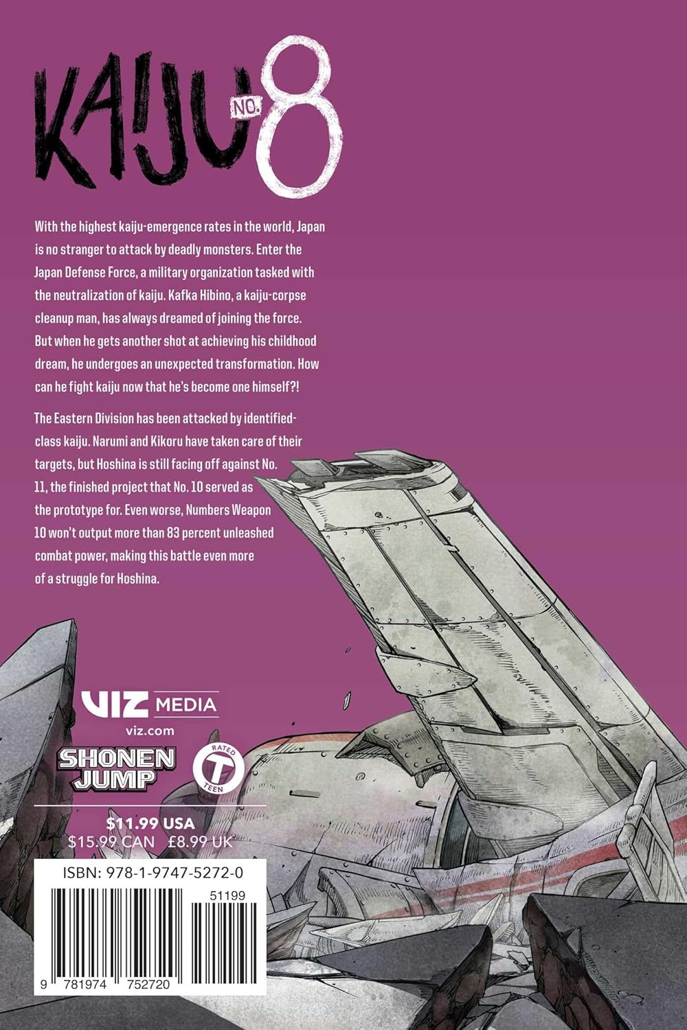Kaiju No. 8 Volume 12 By Naoya Matsumoto (Paperback)