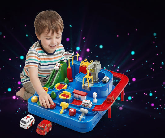 PlayPro Car Racing Rescue Track Set for Kids