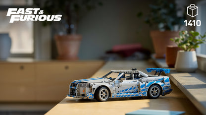 LEGO Technic 2 Fast 2 Furious Nissan Skyline GT-R (R34) Car Model Kit 42210 Building Blocks
