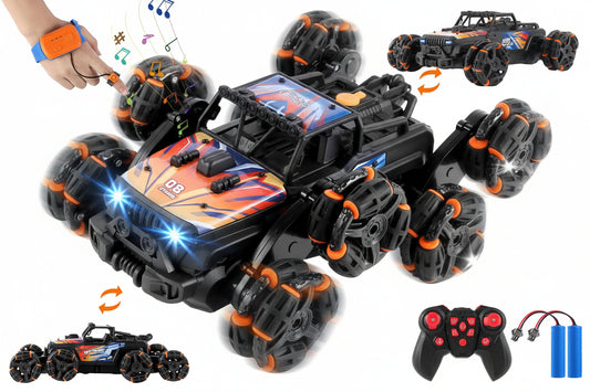 8 Wheels Rc Stunt Car Hand Controlled, Gesture Sensing Remote Control