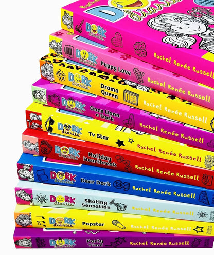 Dork Diaries Boxed Set (1-10) by Rachel Renee Russell
