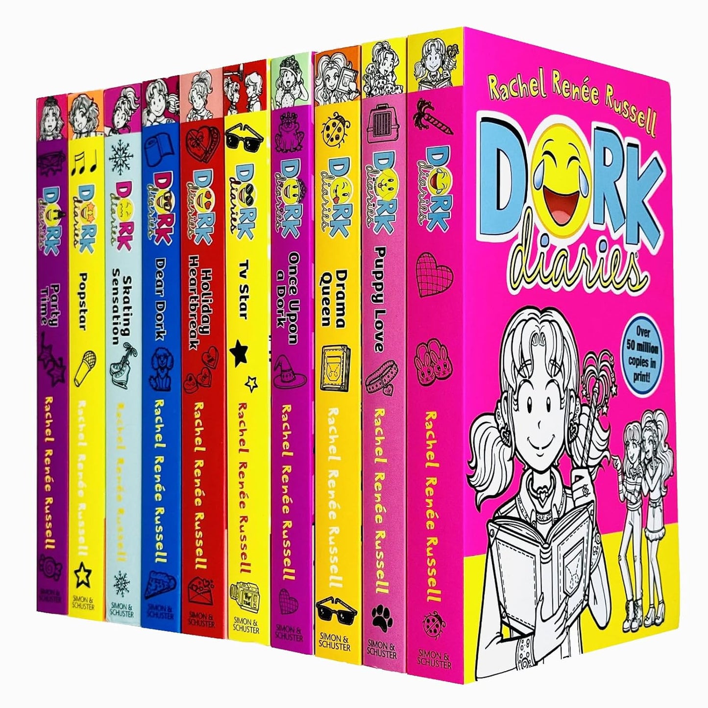 Dork Diaries Boxed Set (1-10) by Rachel Renee Russell