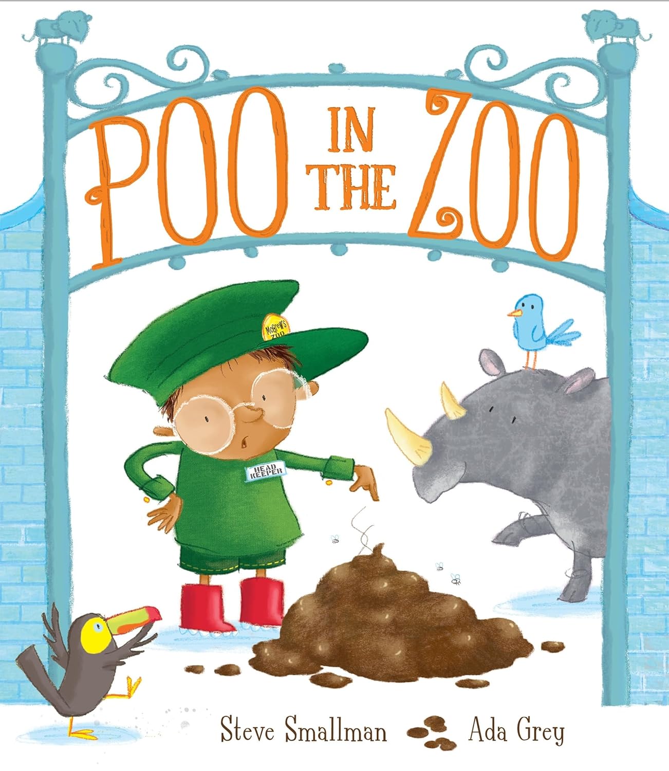 Poo in the Zoo: 1 By Steve Smallman (Author), Ada Grey (Illustrator)