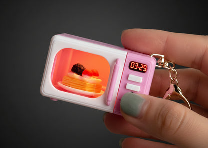 Mini Microwave with Light & Sound Keychain ( limited edition )