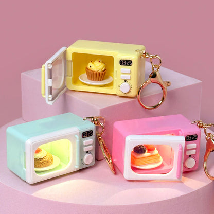 Mini Microwave with Light & Sound Keychain ( limited edition )
