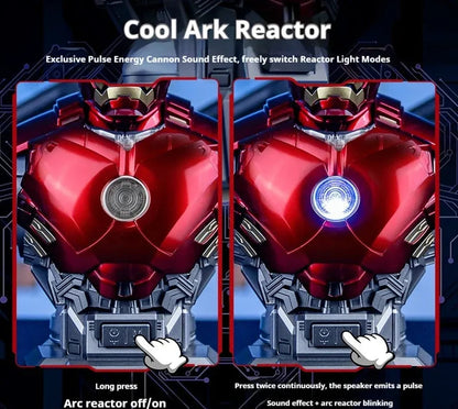 Iron Man MK4 SE Bust Bluetooth Speaker – Collectible Display Model with LED Light-Up