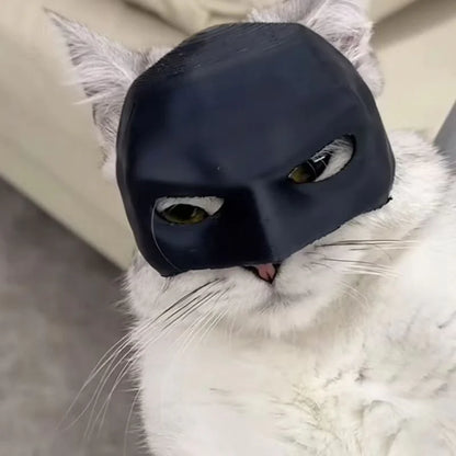 Cat Batman Mask Superhero Costume Fun Pet Prop for Cosplay Photoshoots