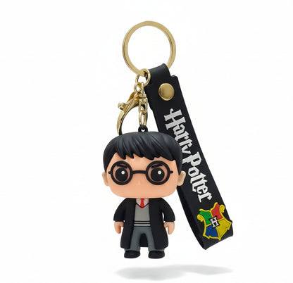 Harry Potter 3D Silicone Chibi Figure Keychain Pack of 2