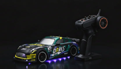 RC Racing Drift Car with LED Lights & Drift Tires High Speed – 40+ KM/H Remote Control