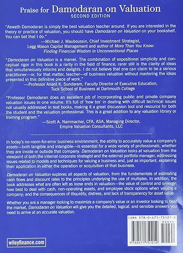 Damodaran on Valuation By Aswath Damodaran