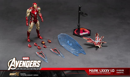 ZD Toys Avengers Endgame Iron Man Mark 85 Action Figure 2.0 Version (Limited Edition)