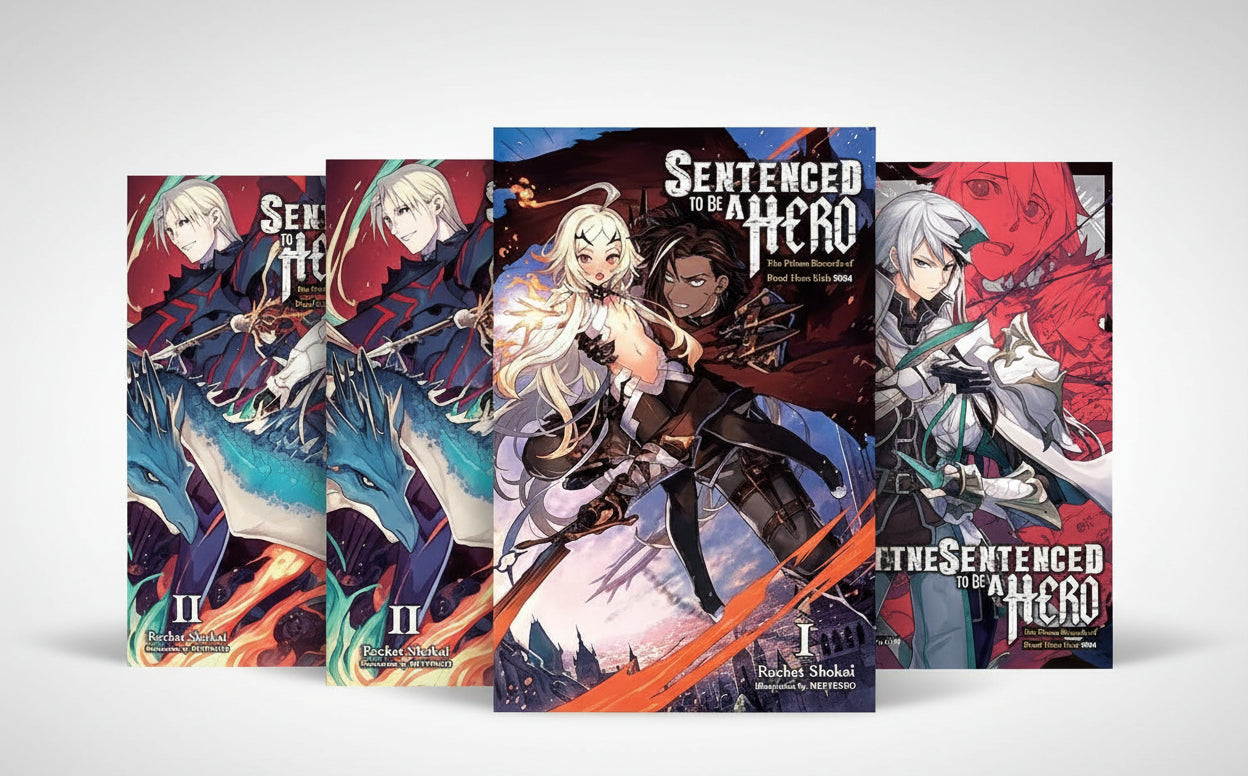 Sentenced to Be a Hero (Light Novel) Combo Vol 1- 5 By Rocket Shokai