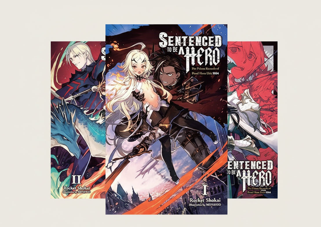 Sentenced to Be a Hero (Light Novel) Combo Vol 1- 5 By Rocket Shokai