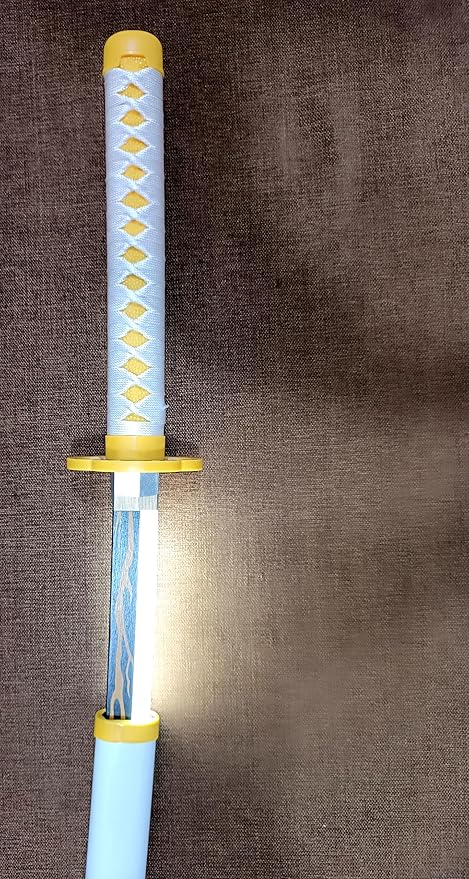 Zenitsu Agatsuma Wooden Sword/Katana 104 cm Light Up Glow