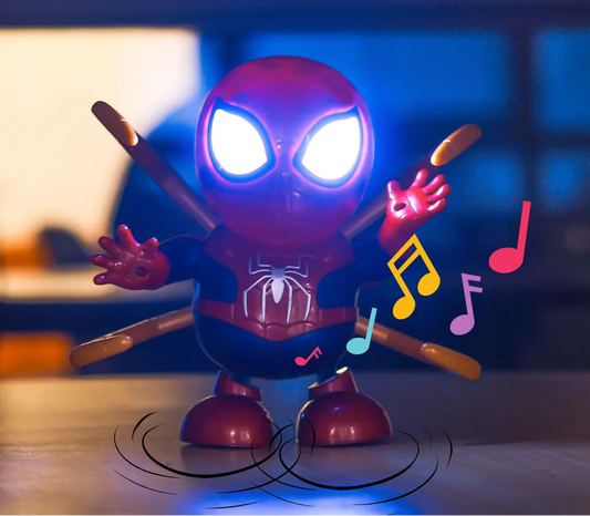 Dancing Spider-Man Action Figure Toy with Lights & Sounds for Kids
