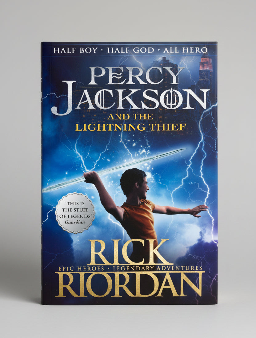 Percy Jackson And The Lightning Thief (Book 1) By Rick Riordan (Hardcover)