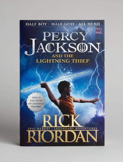 Percy Jackson And The Lightning Thief (Book 1) By Rick Riordan (Hardcover)