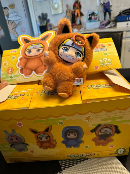 Naruto Beast Party Plush Blind Box set Labubu