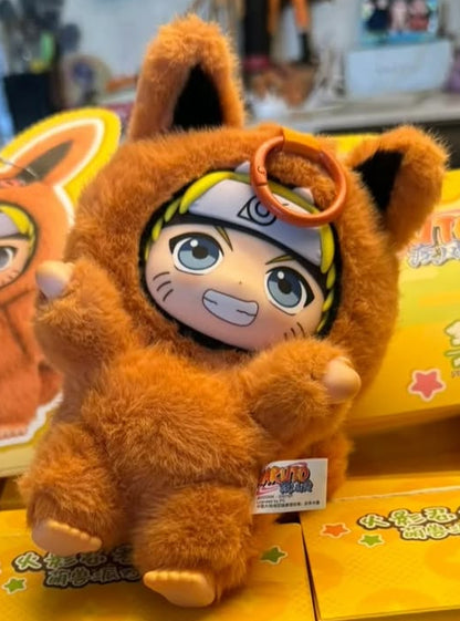 Naruto Beast Party Plush Blind Box set Labubu