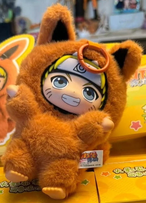 Naruto Beast Party Plush Blind Box set Labubu