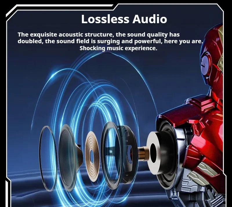 Iron Man MK4 SE Bust Bluetooth Speaker – Collectible Display Model with LED Light-Up