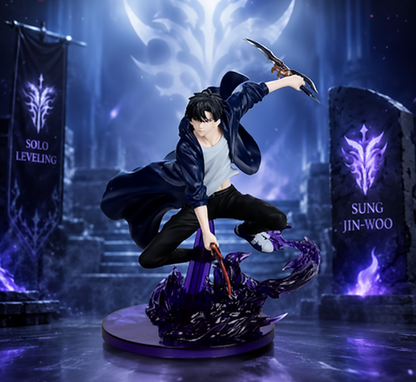 Sung Jin-Woo Solo Leveling Dual-Dagger Action Figure (20cm) Limited Edition