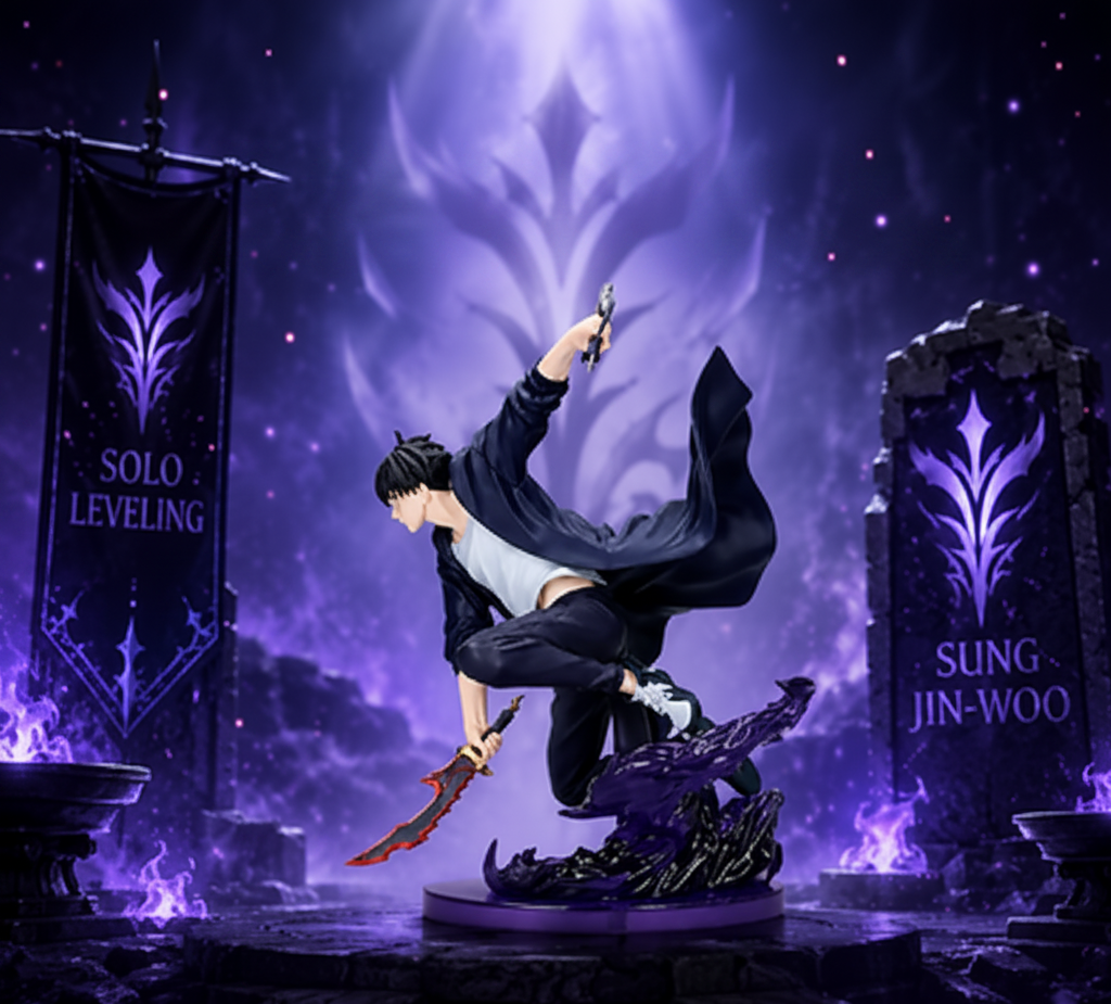 Sung Jin-Woo Solo Leveling Dual-Dagger Action Figure (20cm) Limited Edition