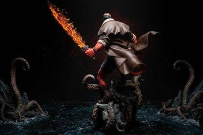 Infernal Hellboy Resin Statue 1/6 Scale 3D Printed Figure by Tibs 3D Studio – Premium Collector Edition