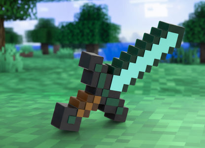 Minecraft Diamond Sword USB Desk LED Night Light - 14 Inch ( limited edition)