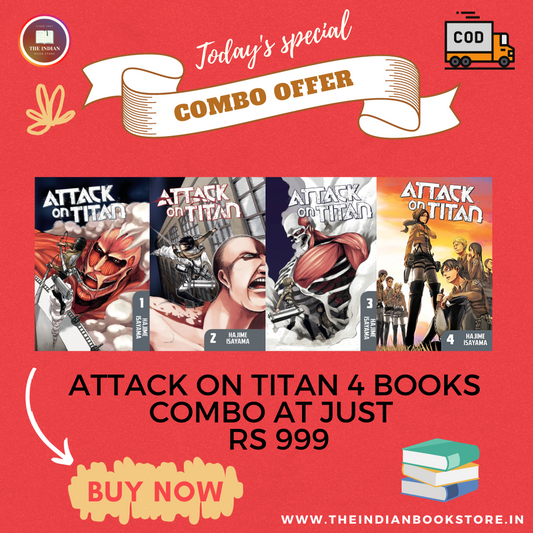 ATTACK ON TITAN COMBO OF 4 BOOKS