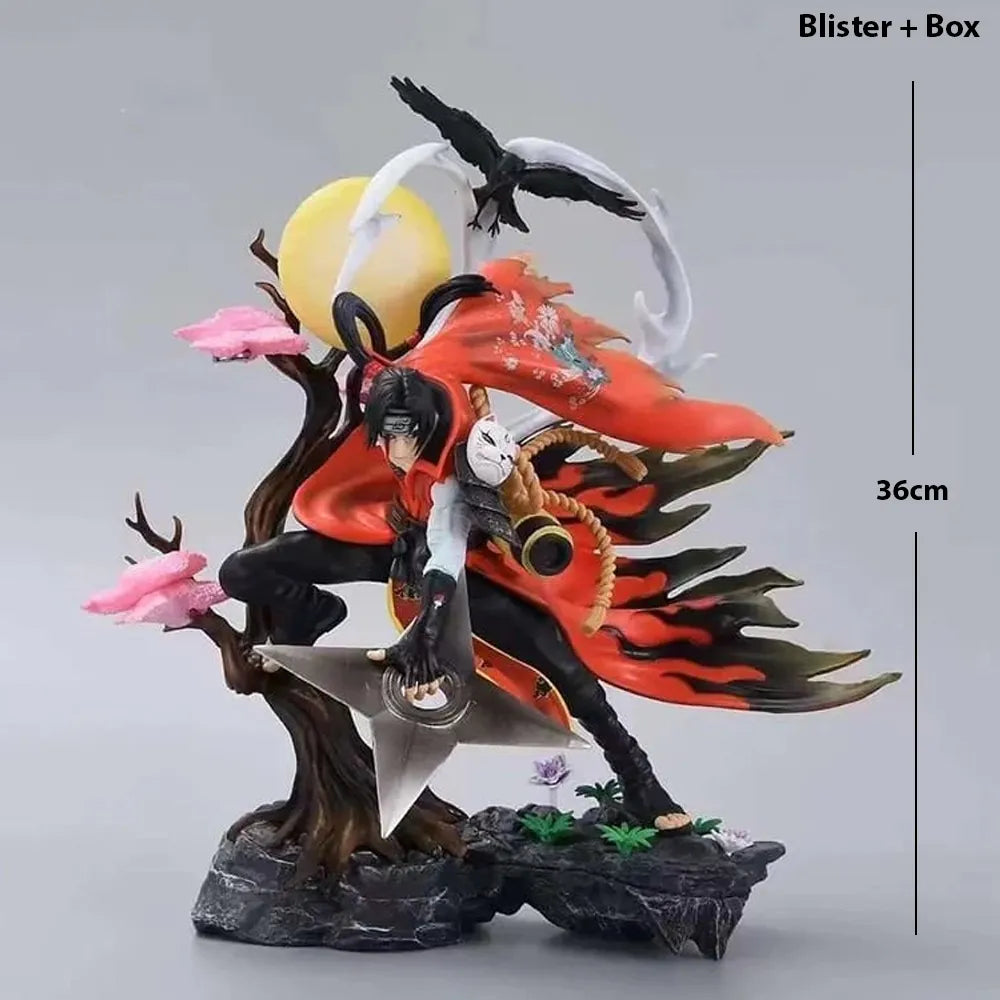 Akatsuki Itachi Uchiha Battle Anime Statue 36cm