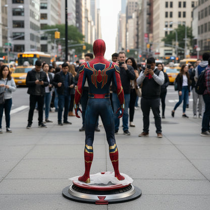 Spider Man Life Size Statue Neon Light Special Figure (Around 6.5 Ft size)