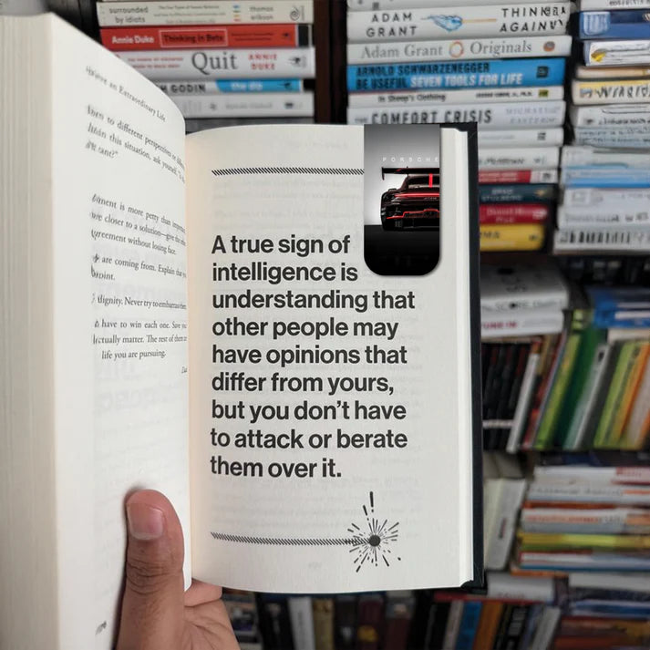 Luxury Cars Magnetic Bookmark Set of 6