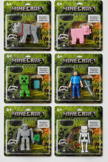 Minecraft House set of 6 Single pcs Figures