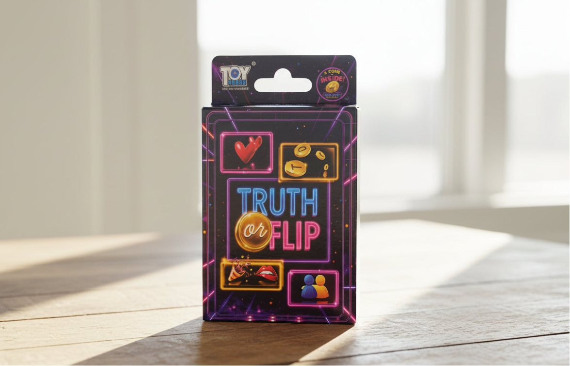 Truth or Flip Trending party Games - Card Games Pack of 3