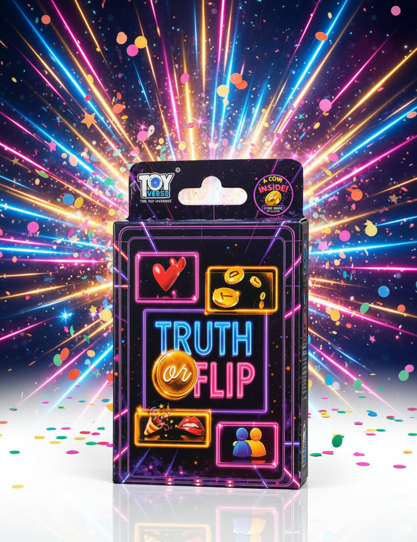 Truth or Flip Trending party Games - Card Games Pack of 3
