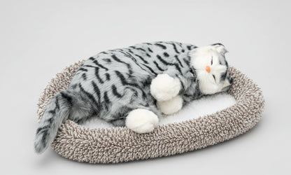 Breathing Big Cute Cat Stuffed Toy with light and sound Remote Control 3-4 modes