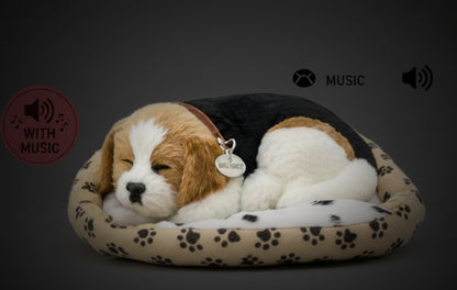 Sleeping Cute Puppy Dog Stuffed Plush Toy, Car Dashboard, Home Decor