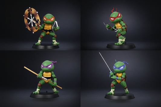 Teenage Mutant Ninja Turtles Figures 4 Pieces