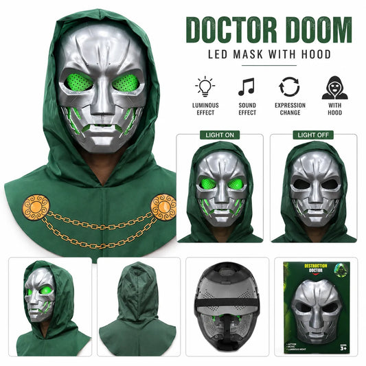 Doctor Doom - LED Mask with Light & Sound Effects