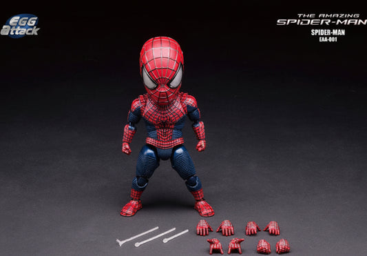 Amazing Mini Spider-Man Egg Attack Action Figure with full articulation, interchangeable