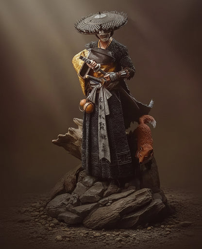 Atsu Ghost of Yōtei 3D Printed Resin Statue By Tibs 3D Studio –  Samurai Collector Edition