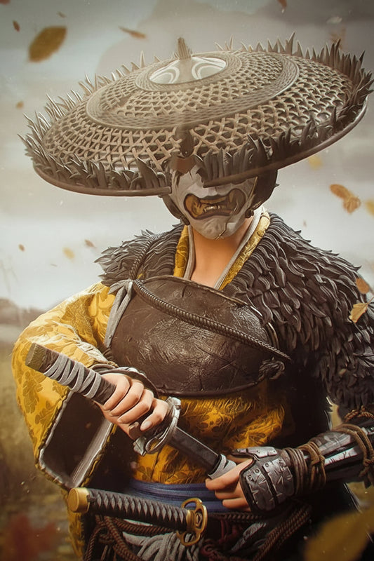Atsu Ghost of Yōtei 3D Printed Resin Statue By Tibs 3D Studio –  Samurai Collector Edition